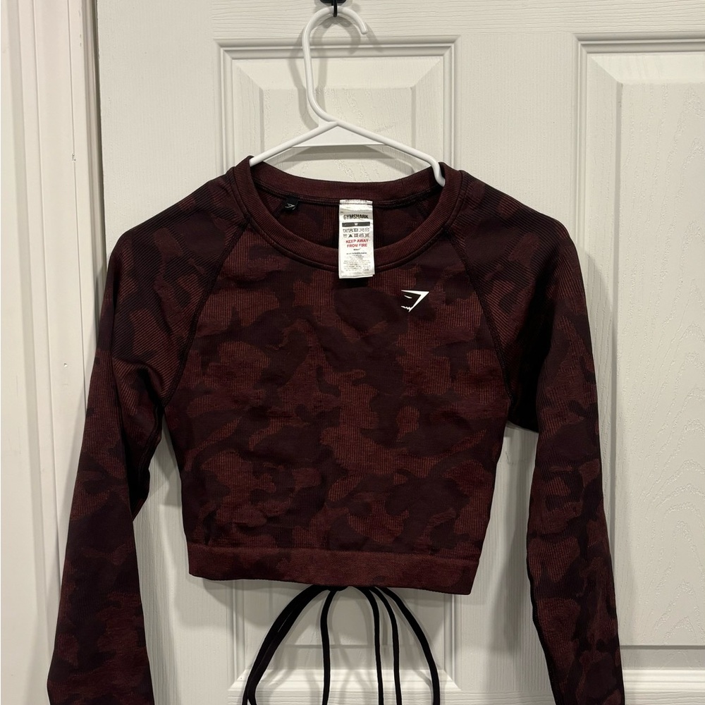Gymshark Women's Camo Crop Top